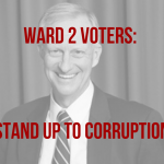 Ward 2 voters stand up to corruption