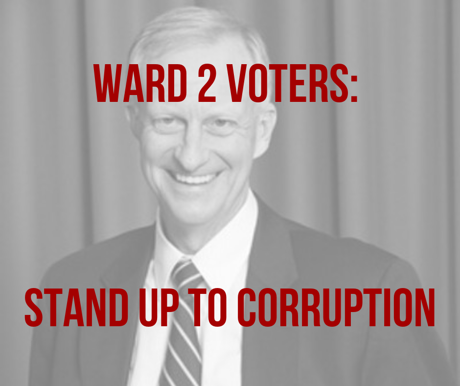 Ward 2 voters stand up to corruption