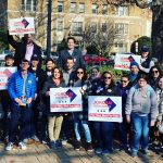 JUFJ Campaign Fund members canvassing for Jordan Grossman