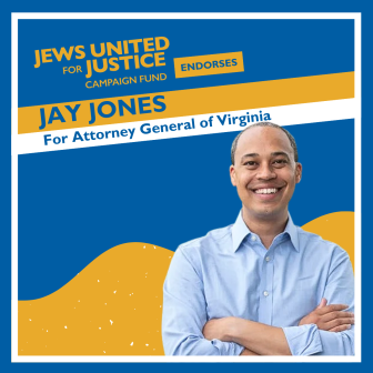 The JUFJ Campaign Fund endorses Jay Jones for Attorney General of Virginia