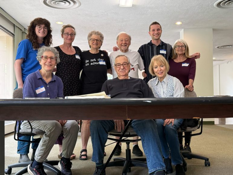 JUFJers at the first Virginia Community Meeting in 2025